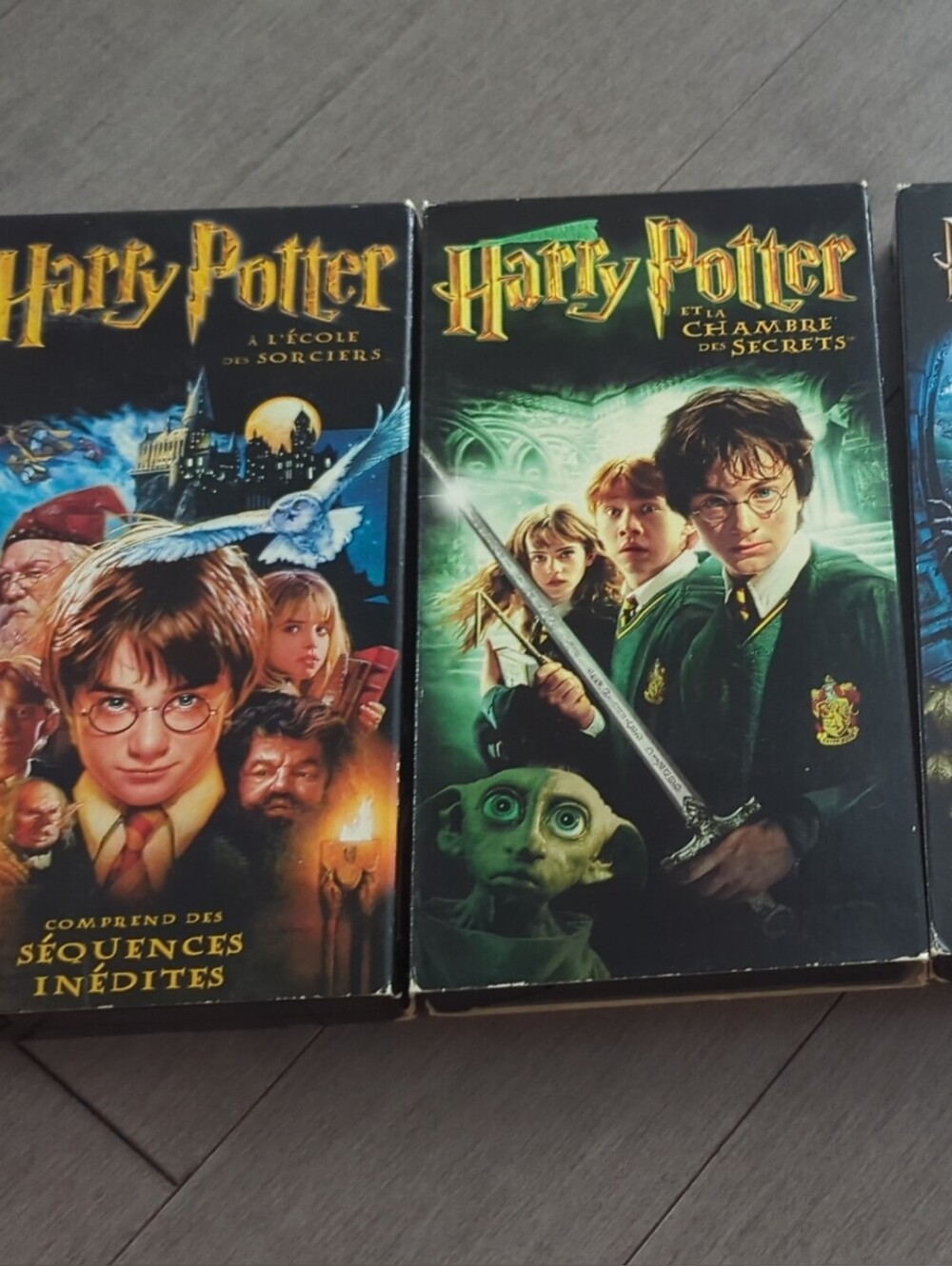 Harry Potter VHS Box Set Covers - French Édition